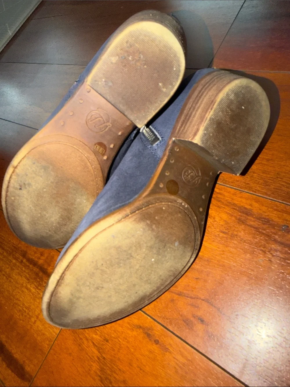 Lucky Brand Men's Navy Suede Chukka Boots